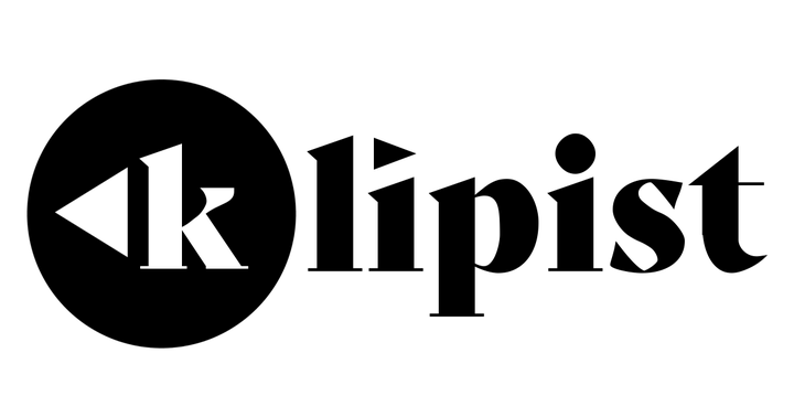 Logo with icon, black